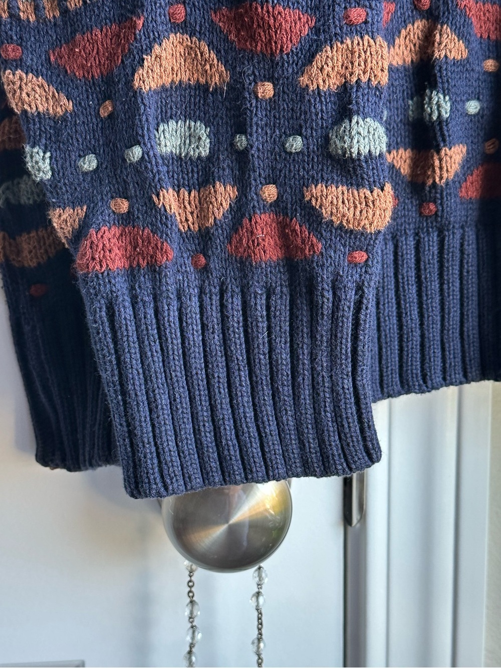 Vintage Lobo by Pendleton 100% Cotton Sweater - Picture 5 of 5